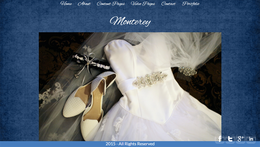 Photography template Monterey 